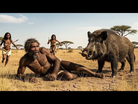 Prehistoric World | The Fierce Survival Challenges That Early Humans Faced Against Ancient Beasts