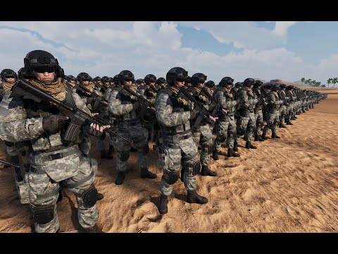 1,000 MODERN SOLDIERS VS. 1 MILLION EGYPTIAN ARMY! Ultimate Epic Battle Simulator 2!