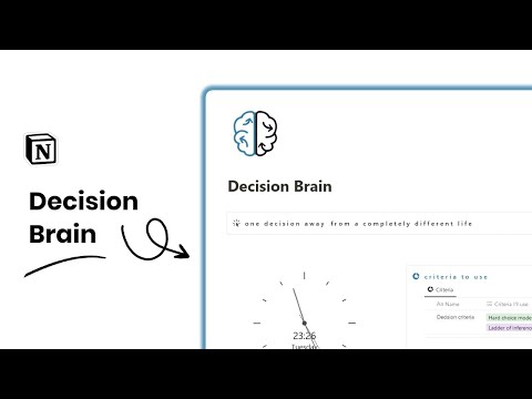 Notion Decision Brain