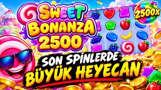 SLOT OYUNLARI | SWEET BONANZA 2500 | SON SPİNLERDE BÜYÜK HEYECAN !! #slot #sloto