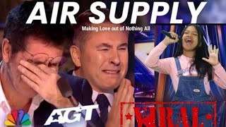 Download lagu American Got talent: Simon Cowell cry when he heard the song Air Supply with an extraordinary voice mp3