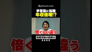 年収が倍になった学習塾への転職体験談