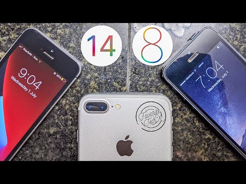 iOS 14 vs iOS 8