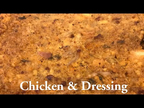 Insanely Delicious Southern Chicken & Dressing Recipe | Mama Ray Ray In The Kitchen
