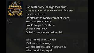 Rain (with Lyrics) Stryper/Reborn