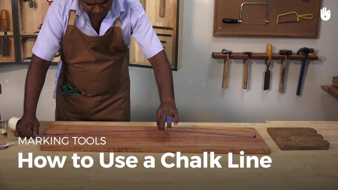 How to Use a Chalk Line How to Be a Woodworker Sikana