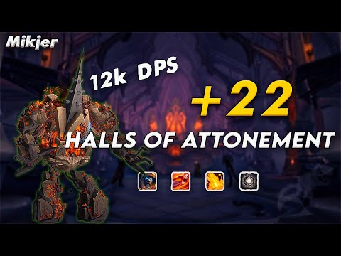 +22 Halls Of Attonement  PUG 11K DPS | Mikjer - Windwalker Monk