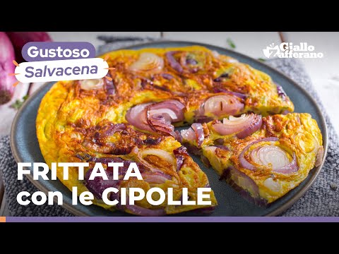 FRITTATA con le CIPOLLE: la RICETTA SALVACENA più GUSTOSA che ci sia!😋🧅🥚