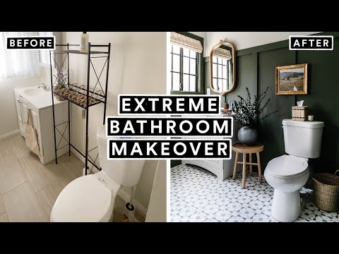 EXTREME BADEZIMMERUMBAUUNG von Anfang bis Ende 🚽 *Verrückte DIY-Transformation*