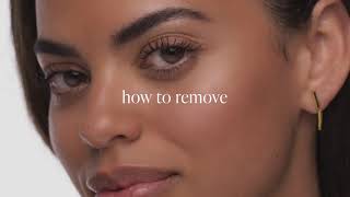 jane iredale Lash Fixation Length & Definition Tubing Mascara application and removal