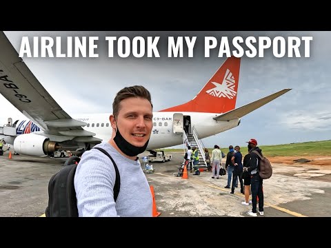AIRLINE TOOK MY PASSPORT - LAM MOZAMBIQUE 737 to MAPUTO!