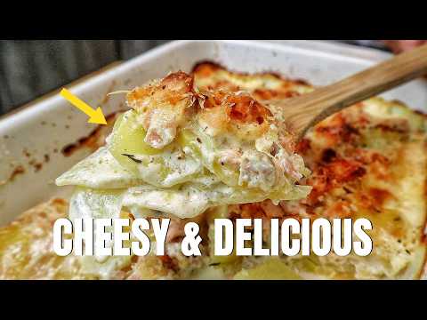 Salmon Potato Au Gratin
