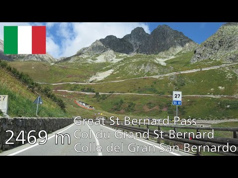 Italy: SS 27 Great St Bernard Pass