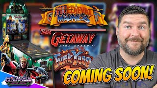 AtGames Williams Pinball Pack 1 Medieval Madness, The Getaway & Junkyard Coming Soon!