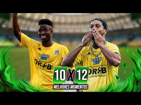 TEAM RONALDINHO VS TEAM ROBERTO CARLOS | THE BEAUTIFUL GAME BY R10 & RC3 | VINI JR, DYBALA, CAFU