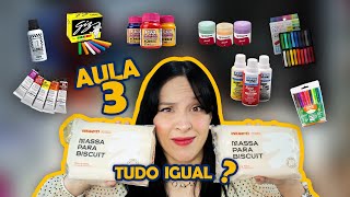 Massa NATURAL, Massa BRANCA tem DIFERENÇA? Como TINGIR? - Para Iniciante Biscuit ATUALIZADO 2025 ✅