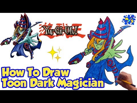 How to Draw Toon Dark Magician | Yugioh | Step by step...