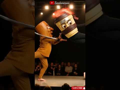 tung tung tung sahur attack ballerina cappucina and cappuccino Assassino save his. #animation #fyp