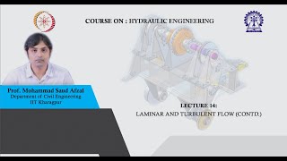 Lecture 14: Laminar and turbulent flow (Contd.)