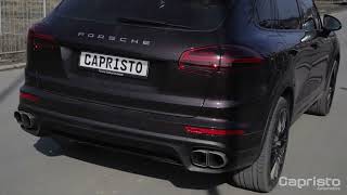 Video: Capristo Edelstahl Duplex Sportauspuff Porsche Cayenne 2 4.8l Turbo Facelift Video: Capristo Edelstahl Duplex Sportauspuff Porsche Cayenne 2 4.8l Turbo Facelift