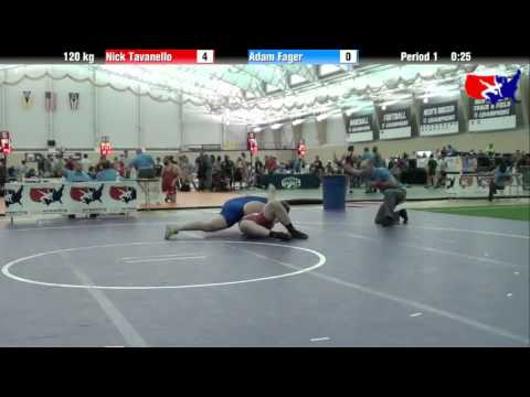 Nick Tavanello vs. Adam Fager at 2013 ASICS University Nationals - FS