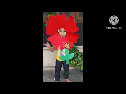 shalvi as hibiscus🌺 flower