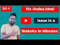 How to redirect index php or index html to homepage of a website to solve indexing issues