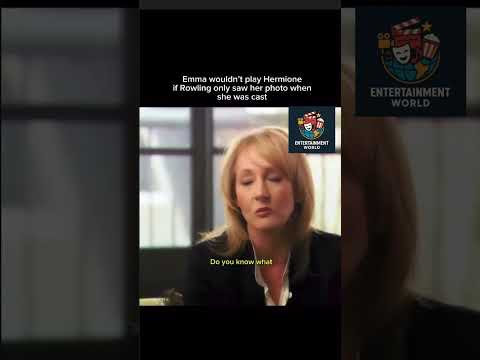 JK ROWLING wouldn’t cast EMMA WATSON #emmawatson #danielradcliffe #shorts #harrypotter #potterhead