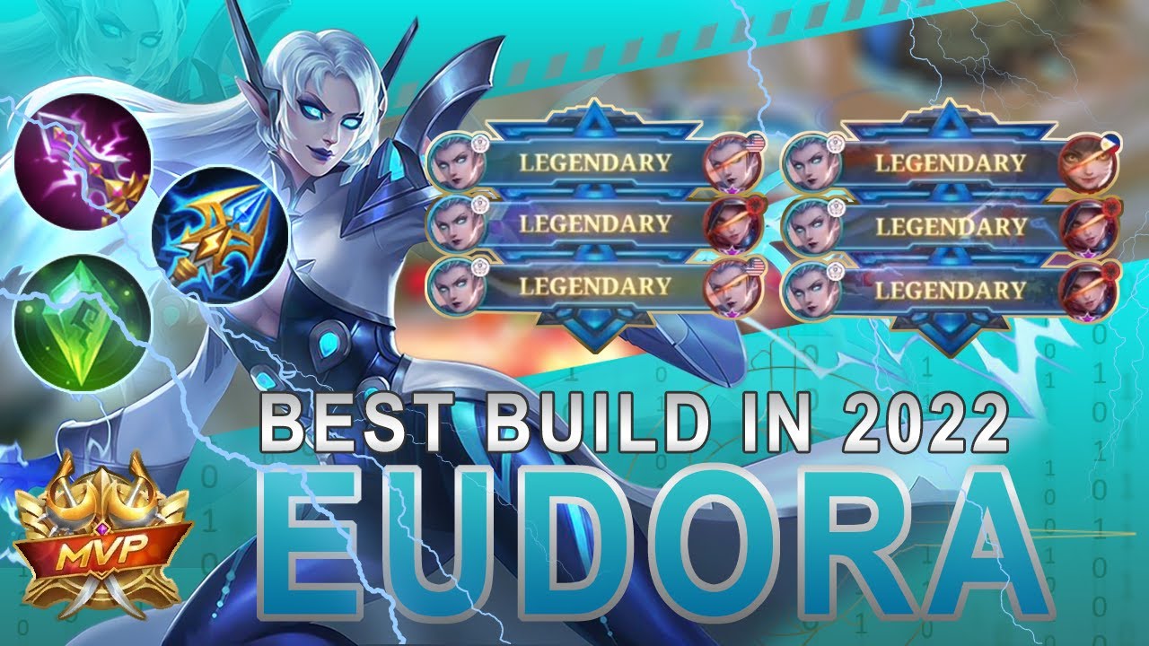 6x Legendary Eudora Gameplay | Eudora Best Build 2022 Top 1 Global |Mobile Legends Bang Bang