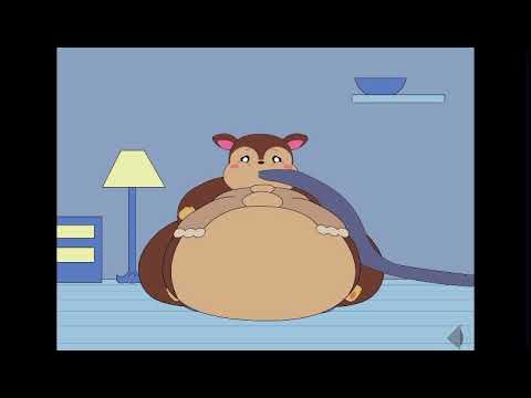 Oh "deer" fauna, yer gettin' fat! ( Weight Gain Animation By Lyke)