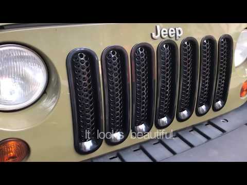 How To Install Grille Inserts for Jeep JK Wrangler & Unlimited 2007-2017?