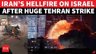 Israeli Oil Refinery In Flames As Iran Fires 12 Missiles; Bomb Shelters Full Amid Panic & Chaos