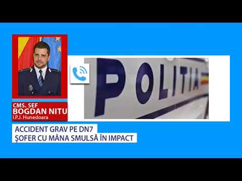 Accident grav la Simeria pe DN7 - Stiri Antena Vest -