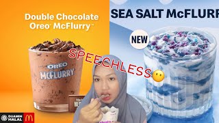 REVIEW : Sea Salt McFlurry & Double Chocolate Oreo McFlurry