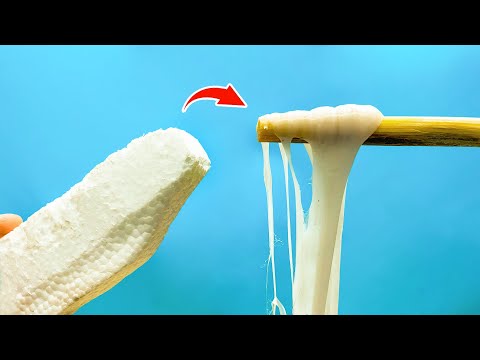 Mix Styrofoam with Acetone! Genius Idea For Making the Strongest Glue