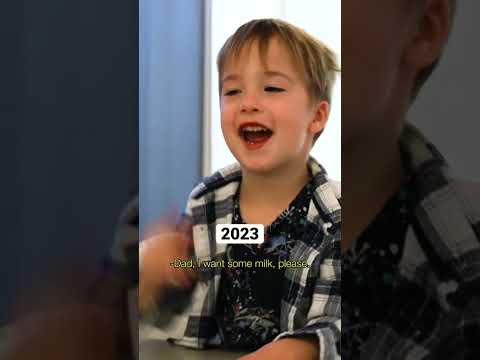 drinking milk then Vs. now #shorts