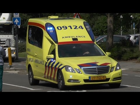 [Dagcompilatie 20.08.'15] Solo & E-Klasse Ambulances met spoed in Utrecht
