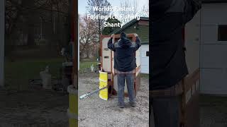 Worlds Fastest Folding Ice Fishing Shanty