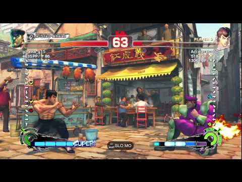 ginetta_g15 [M. Bison] vs. Accelerator60 [Fei Long] | SSF4 Arcade Edition
