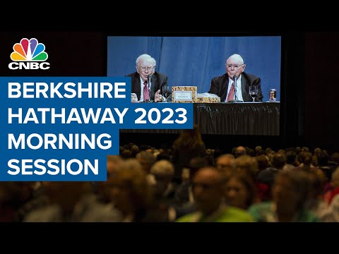 Berkshire's 2023 annual shareholder meeting: Watch the full morning session with Warren Buffett