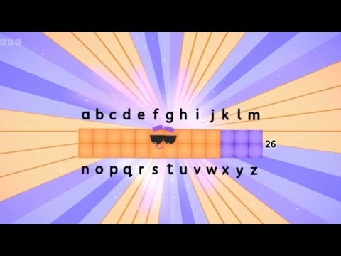 the entirety of numberblocks but only when 26 is on screen