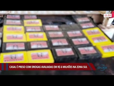 Casal é preso com drogas avaliadas em R$ 6 Milhões na zona sul de Teresina 04 08 2021