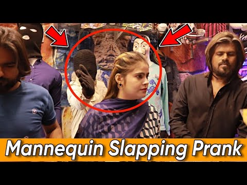 Mannequin Slapping Prank On Cute Girl || Prank in Pakistan || Our Entertainment 2.0