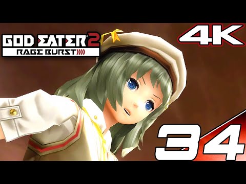 GOD EATER 2 RAGE BURST Gameplay Walkthrough Part 34 - Kate's Wish & Father of Strasbourgs (4K 60FPS)