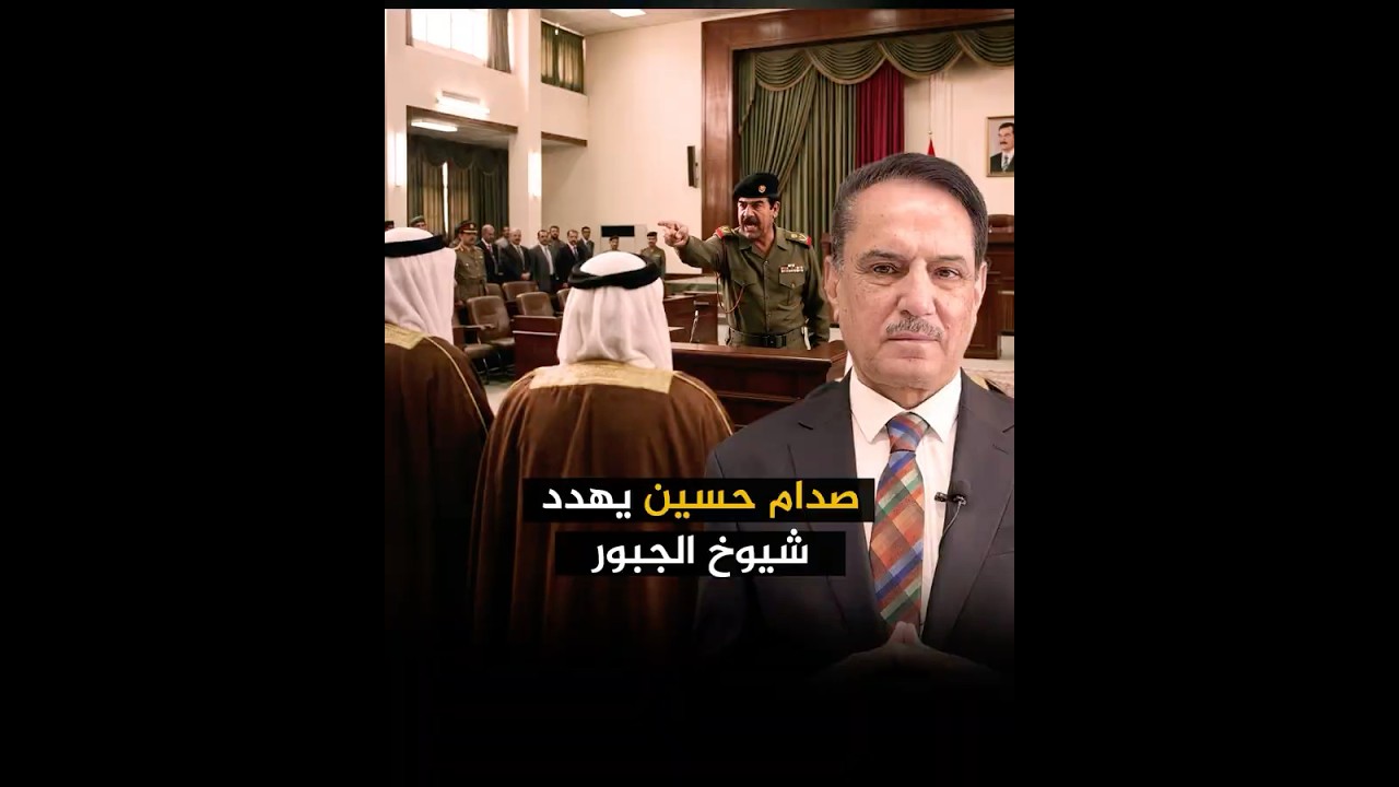 فيديو | صدام حسين يهدد شيوخ الجبور