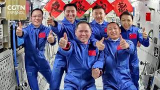 Astronautas de Shenzhou-23 entran a la estación espacial Tiangong
