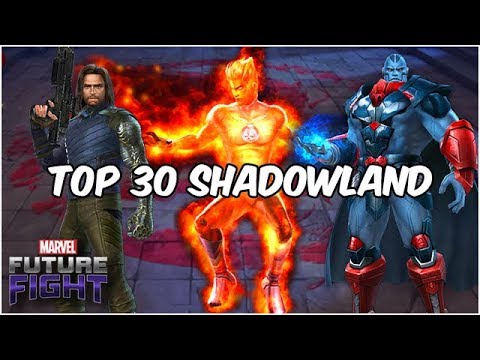 TOP 30 SHADOWLAND CHARACTERS! (For ANY Stage) - Marvel Future Fight
