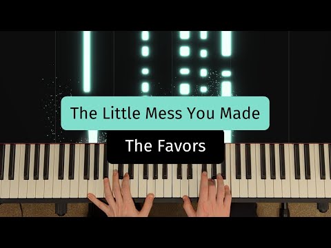 The Little Mess You Made - The Favors (Ashe + FINNEAS) | Piano Accompaniment Tutorial