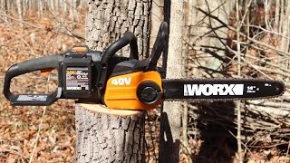 Worx 40v Max Cordless Chainsaw with 14" bar