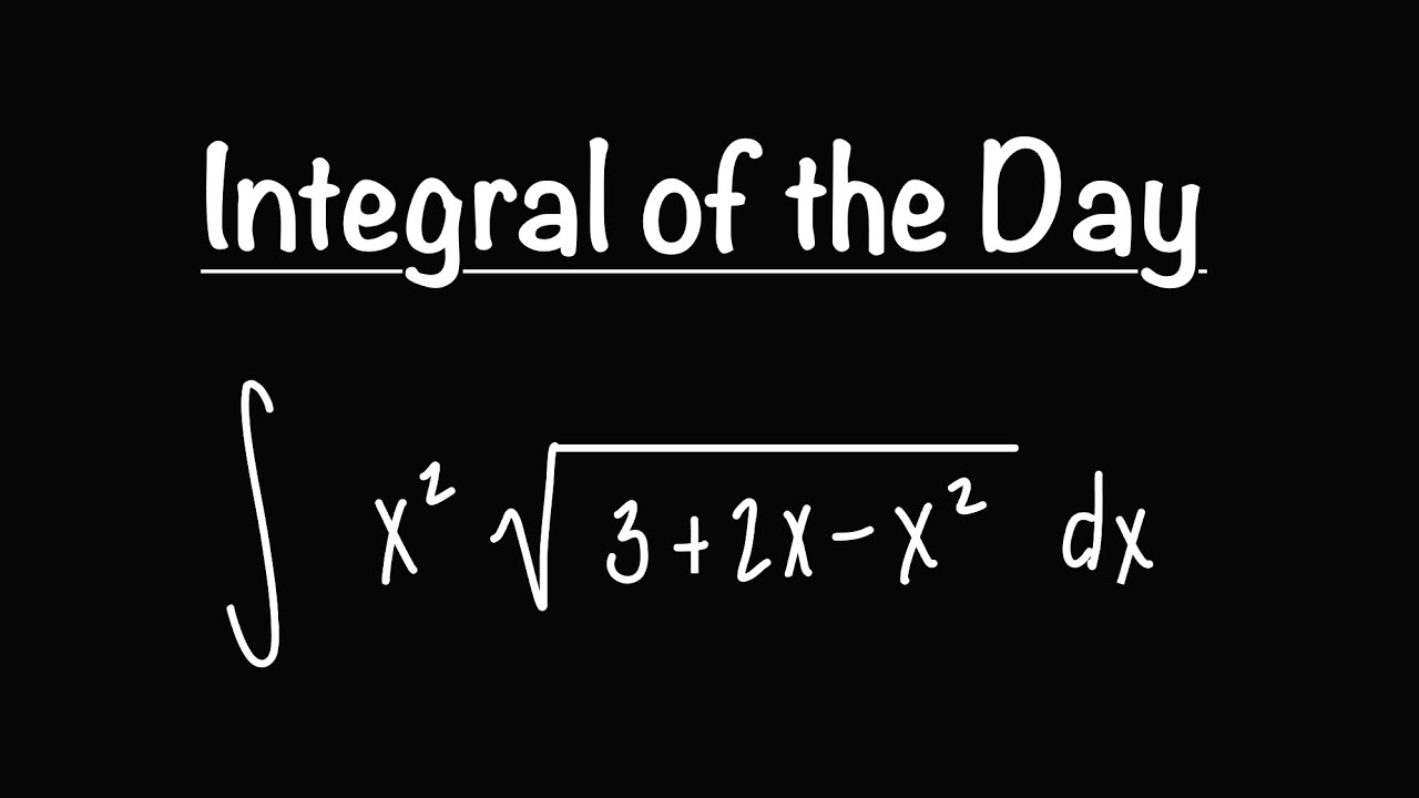 Watch Integrala Din E La Puterea X Patrat Now Integral of the Day: 1.31.23 | EXTRA SPICY Trig Sub | Calculus 2 | MathTV with Professor V